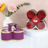 4-Leaf Clover Eternal Rose Jewelry Box with Necklace Gift 4-Leaf Clover Eternal Rose Jewelry Box with Necklace Gift