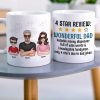 4 Star Review Wonderful Dad-Personalized Coffee Mug- Gift For Dad- Dad Coffee Mug 4 Star Review Wonderful Dad-Personalized Coffee Mug- Gift For Dad- Dad Coffee Mug