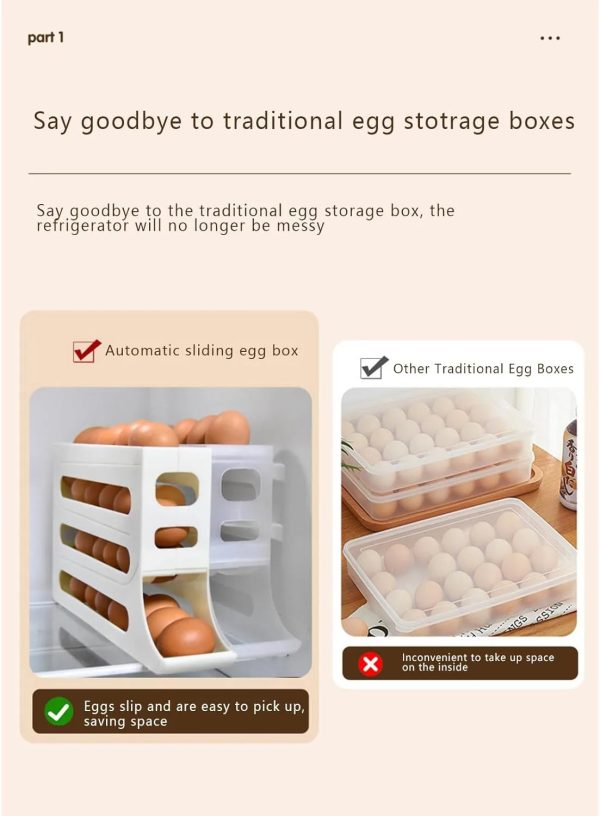 4 Tiers Egg Holder for Fridge 4 Tiers Egg Holder for Fridge