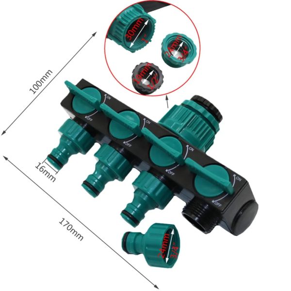 4 Way Water Splitters Valve 4 Way Water Splitters Valve