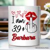40 Birthday Personalized Mug For Women, 39 Plus Sarcastic Gift With Custom Name 40 Birthday Personalized Mug For Women, 39 Plus Sarcastic Gift With Custom Name