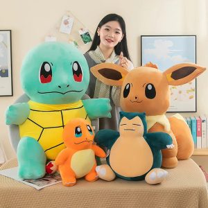 40cm Snorlax Plush Toy - Soft Cartoon Doll for Kids