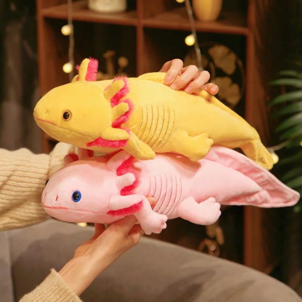 45cm Colorful Axolotl Plush Toy Soft Stuffed Salamander Pillow for Kids 45cm Colorful Axolotl Plush Toy Soft Stuffed Salamander Pillow for Kids