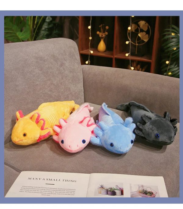 45cm Colorful Axolotl Plush Toy Soft Stuffed Salamander Pillow for Kids 45cm Colorful Axolotl Plush Toy Soft Stuffed Salamander Pillow for Kids