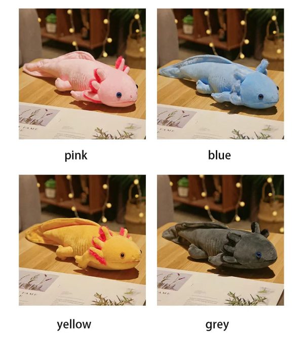 45cm Colorful Axolotl Plush Toy Soft Stuffed Salamander Pillow for Kids 45cm Colorful Axolotl Plush Toy Soft Stuffed Salamander Pillow for Kids