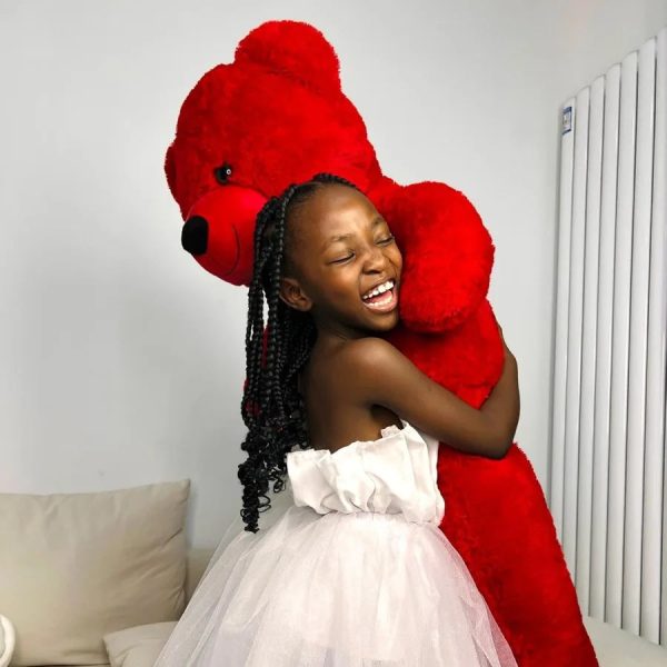 47-Inch Giant Red Teddy Bear Plush Toy Soft and Fluffy Stuffed Animal for Gifts 47-Inch Giant Red Teddy Bear Plush Toy Soft and Fluffy Stuffed Animal for Gifts