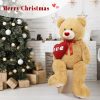 5 Ft Giant Teddy Bear with Love Heart 5 Ft Giant Teddy Bear with Love Heart