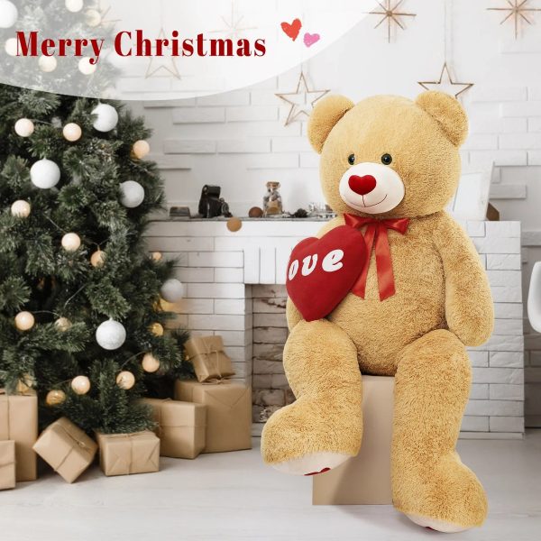 5 Ft Giant Teddy Bear with Love Heart 5 Ft Giant Teddy Bear with Love Heart