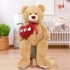 5 Ft Giant Teddy Bear with Love Heart 5 Ft Giant Teddy Bear with Love Heart