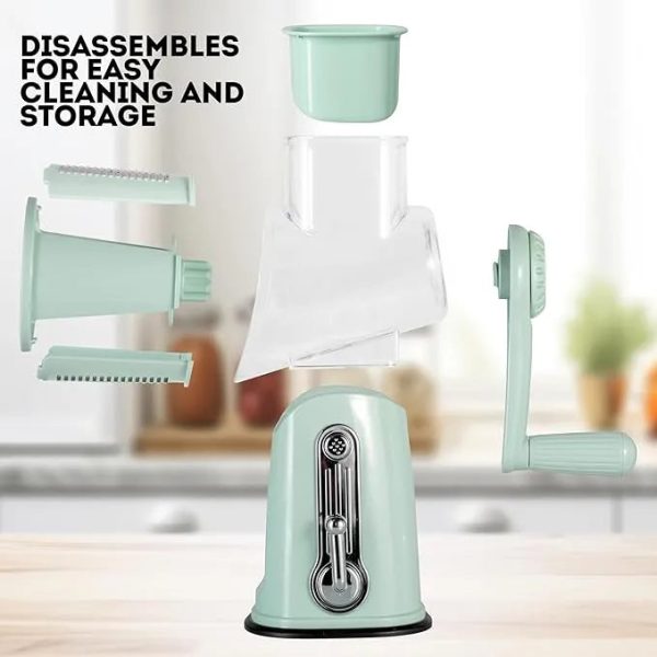 5 In 1 Rotary Gourmet Cheese Grater 5 In 1 Rotary Gourmet Cheese Grater