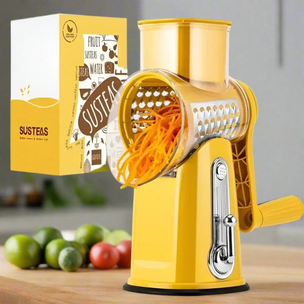 5 In 1 Rotary Gourmet Cheese Grater 5 In 1 Rotary Gourmet Cheese Grater