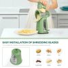 5 In 1 Rotary Gourmet Cheese Grater 5 In 1 Rotary Gourmet Cheese Grater
