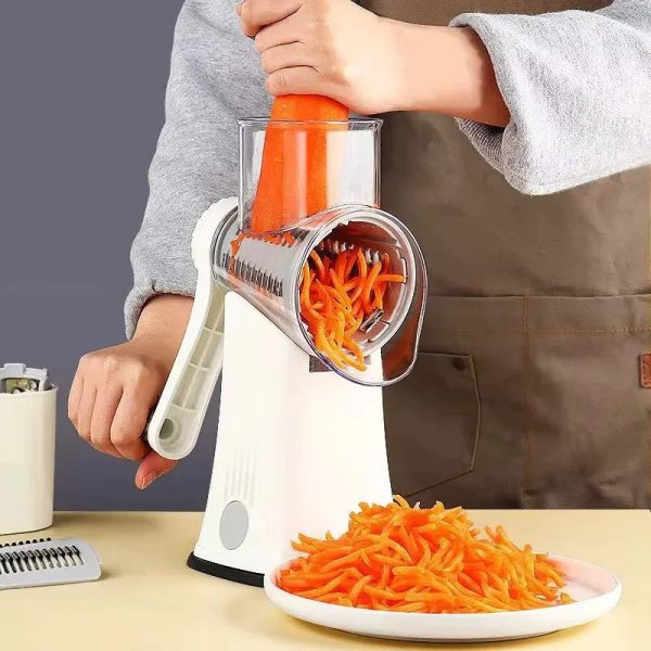 5 In 1 Rotary Gourmet Cheese Grater 5 In 1 Rotary Gourmet Cheese Grater