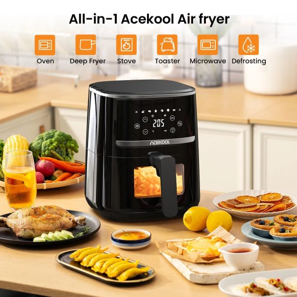5-Quart Digital Air Fryer Toaster Oven 5-Quart Digital Air Fryer Toaster Oven
