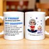 5 Things You Should Know About My Grandma, Cartoon Grandma And Baby - Personalized Custom Coffee Mug - GRM068_MG 5 Things You Should Know About My Grandma, Cartoon Grandma And Baby - Personalized Custom Coffee Mug - GRM068_MG