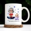 5 Things You Should Know About My Grandma, Cartoon Grandma And Baby - Personalized Custom Coffee Mug - GRM068_MG 5 Things You Should Know About My Grandma, Cartoon Grandma And Baby - Personalized Custom Coffee Mug - GRM068_MG