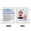 5 Things You Should Know About My Grandma, Cartoon Grandma And Baby - Personalized Custom Coffee Mug - GRM068_MG 5 Things You Should Know About My Grandma, Cartoon Grandma And Baby - Personalized Custom Coffee Mug - GRM068_MG