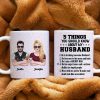 5 Things You Should Know About My Husband, Couple Gift, Personalized Mug, Drinking Couple Mug, Gift For Him 5 Things You Should Know About My Husband, Couple Gift, Personalized Mug, Drinking Couple Mug, Gift For Him