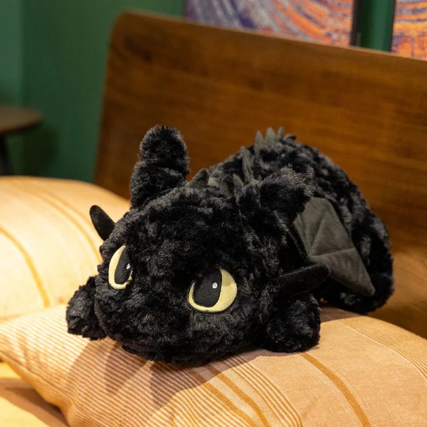 55/70cm Cute Dragon Plush Toy – Soft Stuffed Doll Pillow for Kids