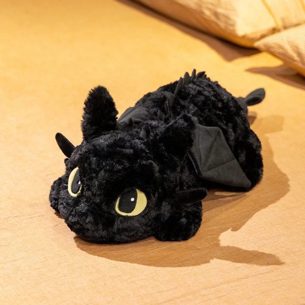 55/70cm Cute Dragon Plush Toy – Soft Stuffed Doll Pillow for Kids