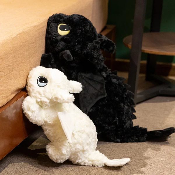 55/70cm Cute Dragon Plush Toy – Soft Stuffed Doll Pillow for Kids