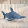 55cm Blue Shark Plush Toy - Soft Cartoon Marine Animal Hug Pillow 55cm Blue Shark Plush Toy - Soft Cartoon Marine Animal Hug Pillow