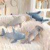 55cm Blue Shark Plush Toy - Soft Cartoon Marine Animal Hug Pillow 55cm Blue Shark Plush Toy - Soft Cartoon Marine Animal Hug Pillow