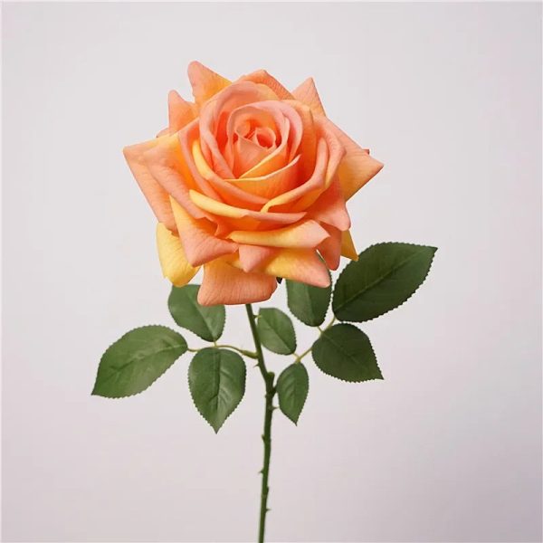 5Pc Real Touch Rose Artificial Flowers Moisturizing Silk Roses for Wedding and Home Decor 5Pc Real Touch Rose Artificial Flowers Moisturizing Silk Roses for Wedding and Home Decor