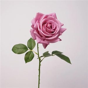 5Pc Real Touch Rose Artificial Flowers Moisturizing Silk Roses for Wedding and Home Decor