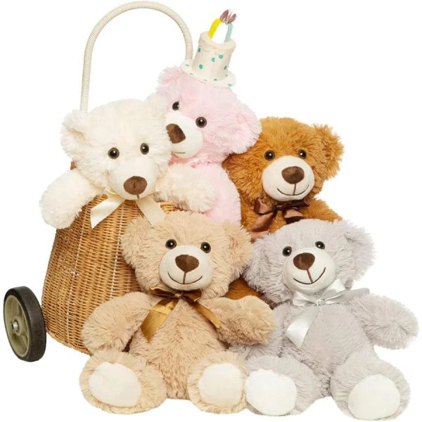 5pcs Plush Bear Toys Soft Stuffed Animals Gift Set 5pcs Plush Bear Toys Soft Stuffed Animals Gift Set