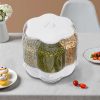 6-Grid Rotating Food Dispenser 6-Grid Rotating Food Dispenser