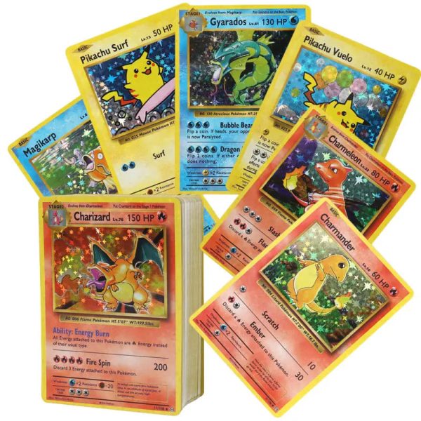 60/100Pcs Pokemon Cards 60/100Pcs Pokemon Cards