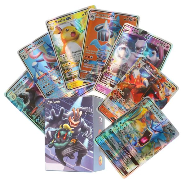60/100Pcs Pokemon Cards 60/100Pcs Pokemon Cards