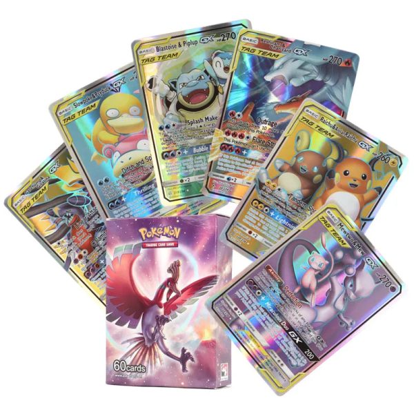 60/100Pcs Pokemon Cards 60/100Pcs Pokemon Cards