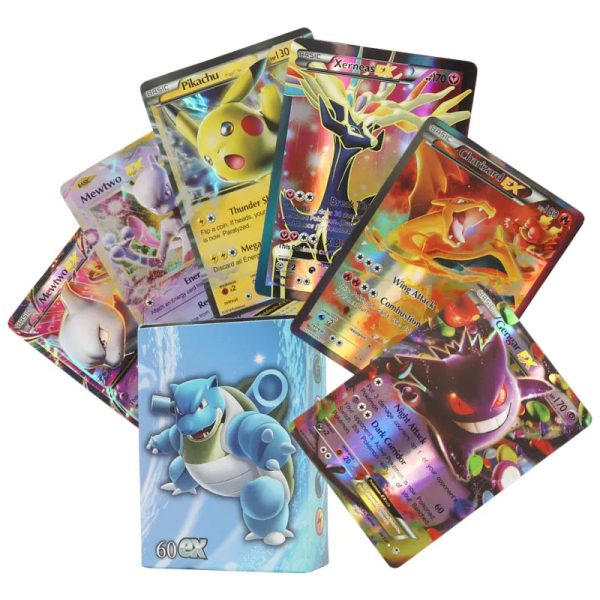 60/100Pcs Pokemon Cards 60/100Pcs Pokemon Cards