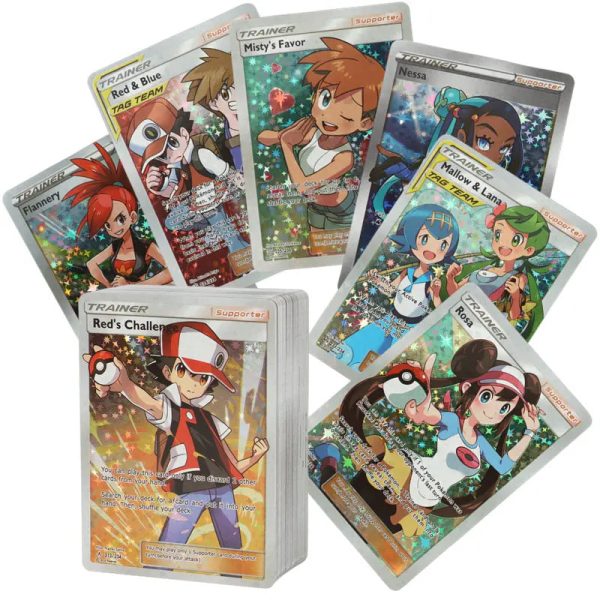 60/100Pcs Pokemon Cards 60/100Pcs Pokemon Cards