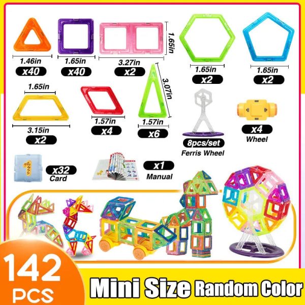 64-184Pcs Kids Magnetic Building Blocks 64-184Pcs Kids Magnetic Building Blocks
