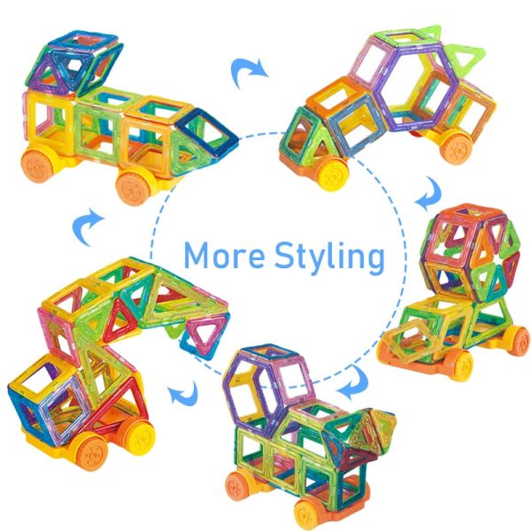 64-184Pcs Kids Magnetic Building Blocks 64-184Pcs Kids Magnetic Building Blocks