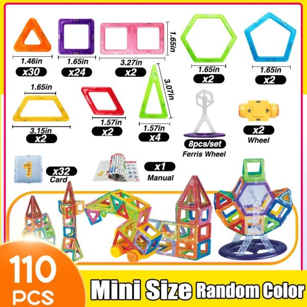 64-184Pcs Kids Magnetic Building Blocks 64-184Pcs Kids Magnetic Building Blocks
