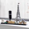 694PCS Arc De Triomphe Eiffel Tower Architecture Pairs Building Blocks 694PCS Arc De Triomphe Eiffel Tower Architecture Pairs Building Blocks