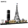 694PCS Arc De Triomphe Eiffel Tower Architecture Pairs Building Blocks 694PCS Arc De Triomphe Eiffel Tower Architecture Pairs Building Blocks