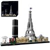 694PCS Arc De Triomphe Eiffel Tower Architecture Pairs Building Blocks 694PCS Arc De Triomphe Eiffel Tower Architecture Pairs Building Blocks