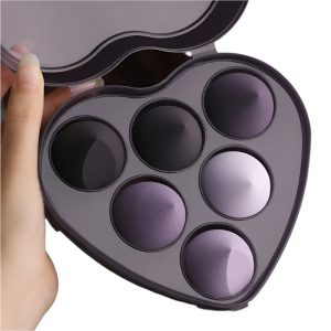 6Pcs Makeup Sponges Set - Blending Puffs For Foundation & Powder