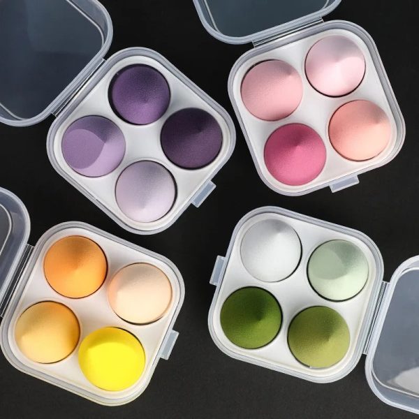 6Pcs Makeup Sponges Set - Blending Puffs For Foundation & Powder 6Pcs Makeup Sponges Set - Blending Puffs For Foundation & Powder