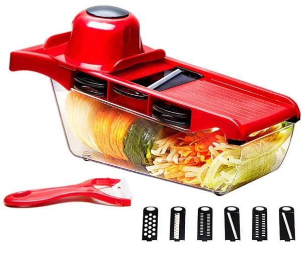 7 In 1 Eco-Friendly Steel Blade Vegetable Cutter