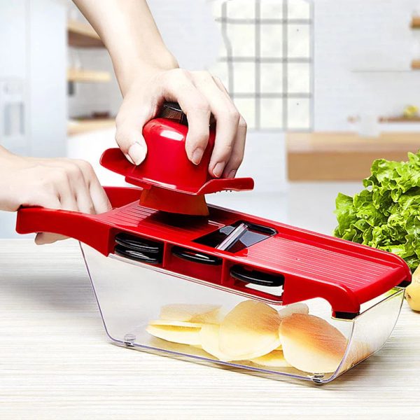 7 In 1 Eco-Friendly Steel Blade Vegetable Cutter