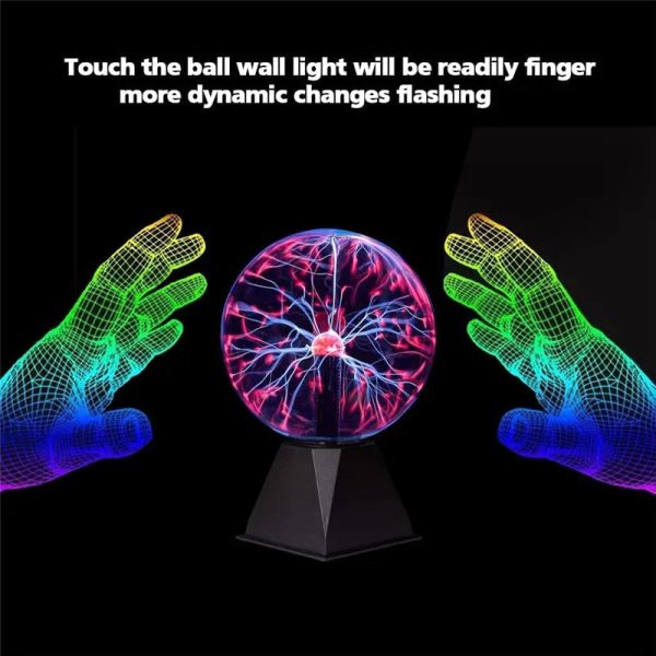 8 Inch Magic Plasma Ball Lamp