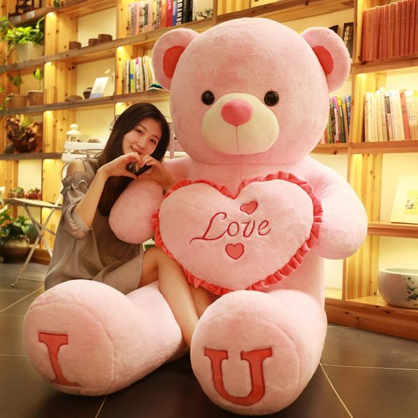 80/100cm I Love You Teddy Bear Plush – Large Soft Stuffed Toy for Kids, Girlfriend, or Valentine’s Day 80/100cm I Love You Teddy Bear Plush – Large Soft Stuffed Toy for Kids, Girlfriend, or Valentine’s Day