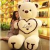 80/100cm I Love You Teddy Bear Plush – Large Soft Stuffed Toy for Kids, Girlfriend, or Valentine’s Day 80/100cm I Love You Teddy Bear Plush – Large Soft Stuffed Toy for Kids, Girlfriend, or Valentine’s Day