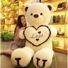 80/100cm I Love You Teddy Bear Plush – Large Soft Stuffed Toy for Kids, Girlfriend, or Valentine’s Day 80/100cm I Love You Teddy Bear Plush – Large Soft Stuffed Toy for Kids, Girlfriend, or Valentine’s Day